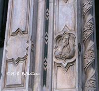 Entrance to Loggia di Bigallo (detail), Florence, Italy