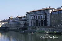 Uffizi Museum and River Arno, Florence, Italy