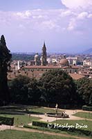 Florence, Italy, from Kaffeehaus in Boboli Gardens 