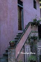 Back stairs, Villa Rosa near Panzano, Italy