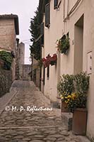 Street scene, Monteriggioni, Italy