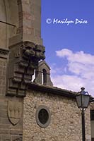 Church details, Radda in Chianti, Italy