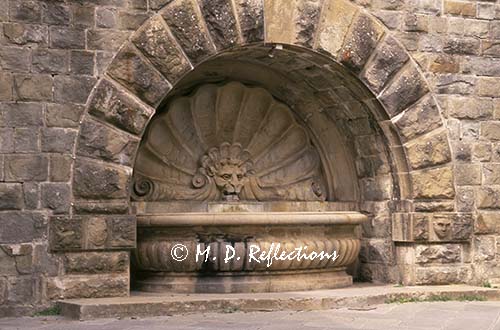 Fountain, Radda in Chianti, Italy