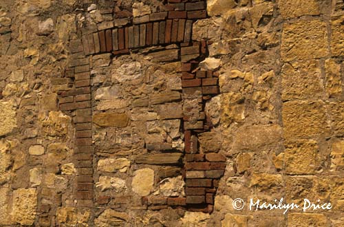 Brick wall, San Sano, Italy