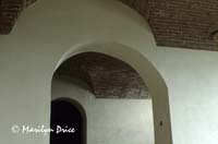 Ceiling of the wine cellar, Vignamaggio, Italy