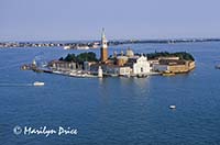 San Giorgio Maggiore from Campanile, Venice, Italy