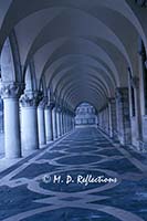 Arches of Doge's Palace, Venice, Italy