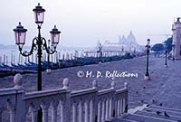 Ponte della Paglia, waterfront and Santa Maria della Salute, Venice, Italy