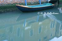 Reflection in a canal, Venice, Italy