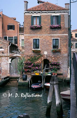 Quiet harbor, Venice, Italy