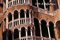 Snail Staircase at Palazzo Contarini del Bovolo, Venice, Italy