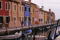 Canal, Burano, Italy