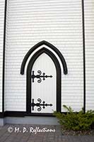 Side door, St. John's Anglican Church, Lunenburg, Nova Scotia