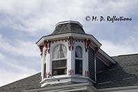 Dormer on an inn, Lunenburg, Nova Scotia