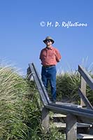 Carl at  Martinique Beach Provincial Park, Nova Scotia