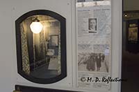 Diorama of Second Class stateroom, Titanic Exhibit at the Maritime Museum, Halifax, Nova Scotia