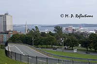 View of the port and downtown from the Citadel, Halifax, Nova Scotia