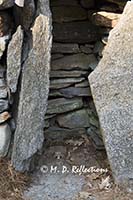 Rock patterns at 'America's Stonehenge', NH