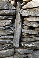 Rock patterns at 'America's Stonehenge', NH