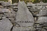 Rock patterns at 'America's Stonehenge', NH