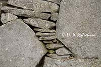 Rock patterns at 'America's Stonehenge', NH