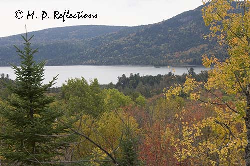 Nahmakanta Lake from the overlook on 'Angel's' Trail