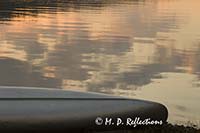 Early morning light reflecting on Nahmakanta Lake, ME