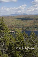 Nahmakanta Lake from a high overlook