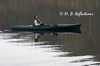 Kayaker, Nahmakanta Lake, ME