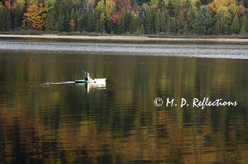 Kayaker, Nahmakanta Lake, ME