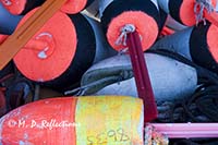 Lobster bouys waiting to be deployed, Bass Harbor, ME