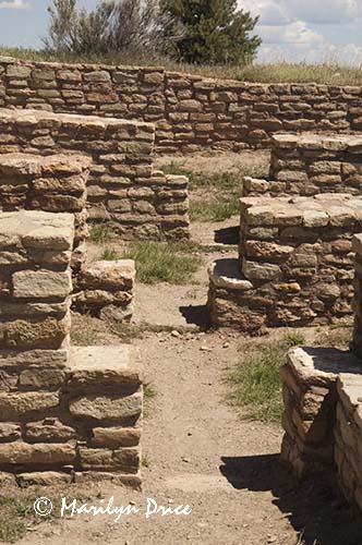 Receeding doorways, Pueblo Escalante, Anasazi Heritage Center, near Delores, CO