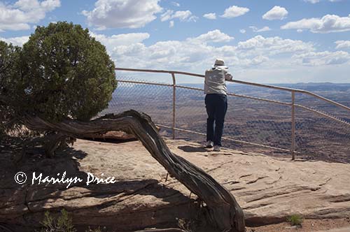 Carl at Needles Overlook into Canyonlands National Park, UT