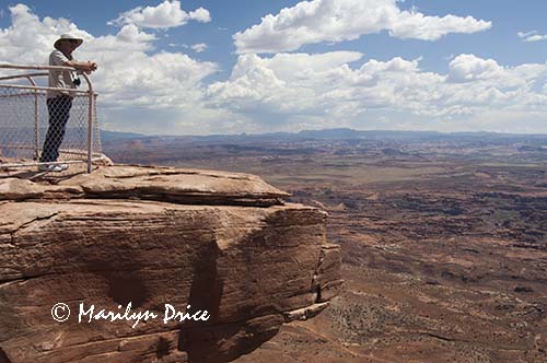 Carl at Needles Overlook into Canyonlands National Park, UT