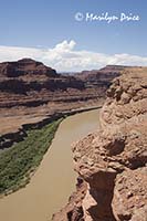 Colorado River at 'Thelma and Louise' Point, Shafer Jeep trail, Canyonlands National Park, UT