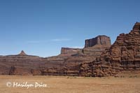 Surrounding buttes at 'Thelma and Louise' Point, Shafer Jeep trail, Canyonlands National Park, UT