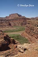 A bend in the Colorado River, Shafer Jeep Trail, Canyonlands National Park, UT