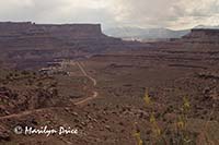 Looking back down Shafer Jeep Trail, Canyonlands National Park, UT