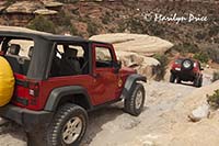 Descending first hill, Elephant Hill jeep trail, Canyonlands National Park, UT