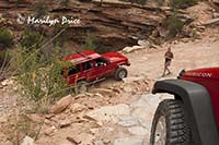 Descending first hill, Elephant Hill jeep trail, Canyonlands National Park, UT