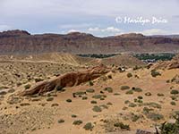 Looking back to Moab, UT