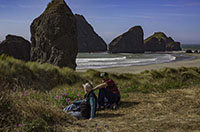 Marilyn and Carl, photo by Nancy Franklin, Cape Sebastian, OR