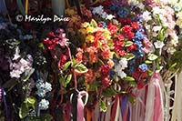 Hair garlands at a vendor booth, Colorado Renaissance Festival, Larkspur, CO