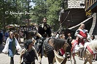 Knights who performed in the joust, Parade, Colorado Renaissance Festival, Larkspur, CO