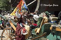 Carriage with the King and Queen, Parade, Colorado Renaissance Festival, Larkspur, CO