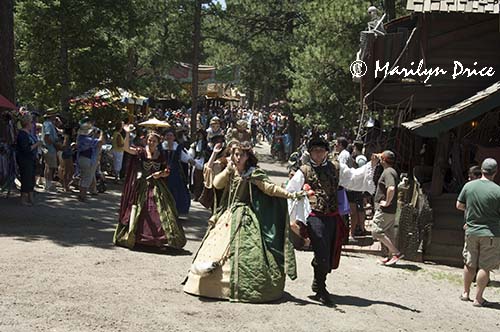 Members of the royal court, Parade, Colorado Renaissance Festival, Larkspur, CO