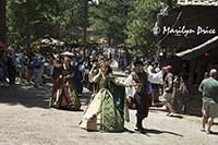 Members of the royal court, Parade, Colorado Renaissance Festival, Larkspur, CO