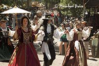 Members of the royal court, Parade, Colorado Renaissance Festival, Larkspur, CO