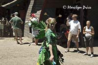 Wood sprite, Parade, Colorado Renaissance Festival, Larkspur, CO