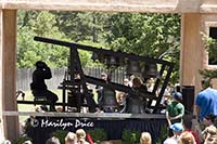 Playing the carillon, Colorado Renaissance Festival, Larkspur, CO